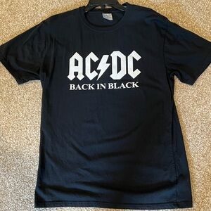 AC/DC Black Graphic T-Shirt